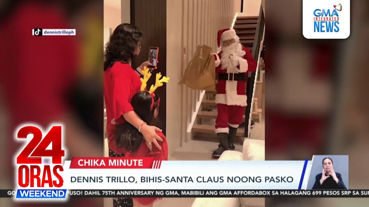 Dennis Trillo, bihis-Santa Claus noong Pasko | 24 Oras Weekend
