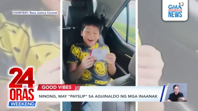 Ninong, may payslip sa aguinaldo ng mga inaanak | 24 Oras Weekend