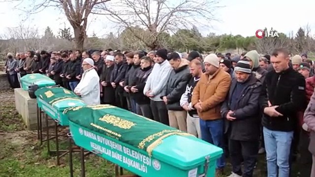 Feci kazada yaşamını yitiren baba, oğul ve torun toprağa verildi