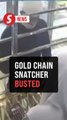 Chain reaction: Would-be thief foiled by quick customer