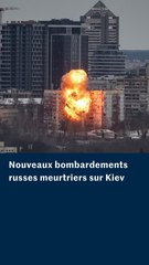 Les images de la nouvelle attaque massive russe sur Kiev et sa région