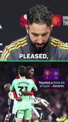 ‘We all suffered together’ – Amorim pleased with Newcastle victory