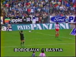 BORDEAUX - BASTIA - 1984 - SAISON 1983/1984 -