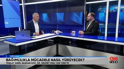 Bağımlılıkla mücadele nasıl yürüyecek? Uyuşturucu kullanım yaşı neden düştü? Yeşilay Genel Başkanı Doç. Dr. Mehmet Dinç, Hafta Sonu'nda yanıtladı