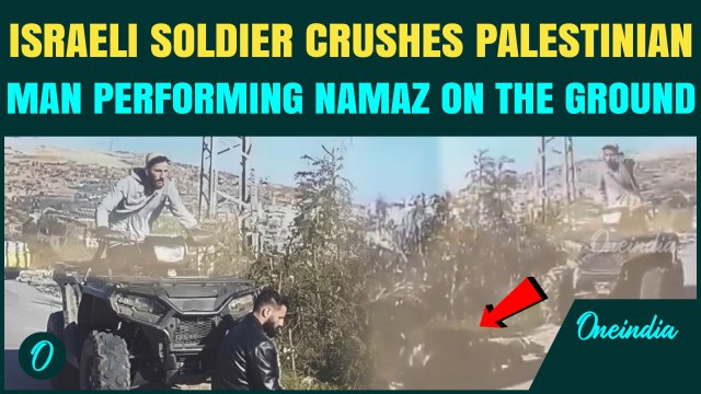 VIDEO: Israeli Soldier Rams Car Into Palestinian Man Praying Roadside In West Bank | IDF EXPOSED
