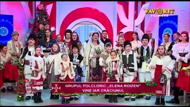 Elena Platica si Grupul folcloric „Elena Roizen” - Vine iar Craciunul (Intanirea romanilor - Favorit TV - 24.12.2025)