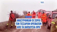 Ελλάδα: Ανασύρθηκαν οι τέσσερις νεκροί ορειβάτες από τα Βαρδούσια