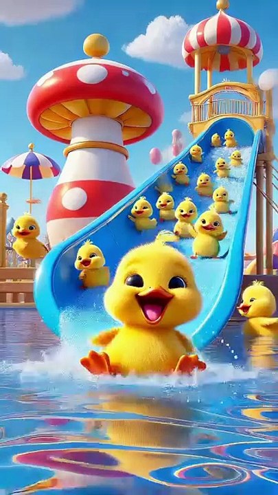 Cute baby ducks