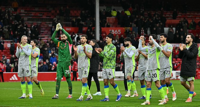 مانشستر سيتي يقتنص فوزاً ثميناً من نوتينغهام فوريست