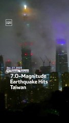 7.0-Magnitude Earthquake Hits Taiwan