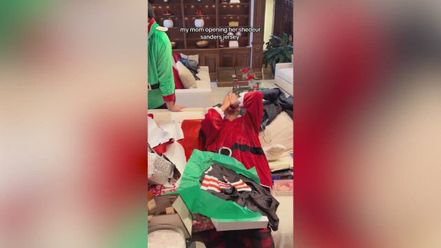Elderly Browns Fan Breaks Down in Tears After Receiving Shedeur Sanders Jersey for Christmas