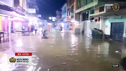 Riada histórica deja más de 600 familias damnificadas en Guanay; alcalde responsabiliza a la minería ilegal