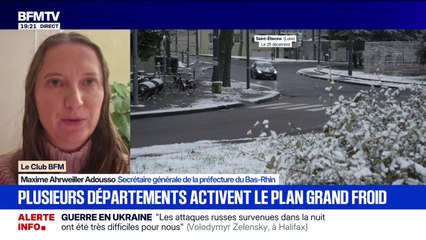 Grand froid dans le Bas-Rhin: "Le plan sera maintenu aussi longtemps que besoin", déclare Maxime Ahrweiller Adousso, secrétaire générale de la préfecture du Bas-Rhin