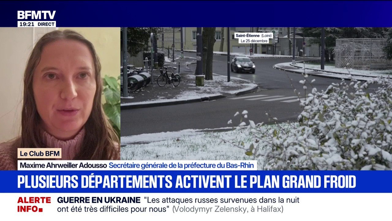 Grand froid dans le Bas-Rhin: "Le plan sera maintenu aussi longtemps que besoin", déclare Maxime Ahrweiller Adousso, secrétaire générale de la préfecture du Bas-Rhin
