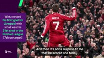 Wirtz 'relieved' to score first Liverpool goal - Slot