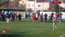 Aydın'da maç sonu kavga eden futbolcuları jandarma ayırdı