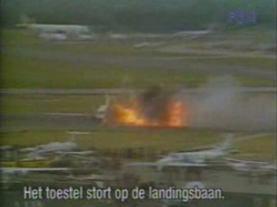 Face of death - airplane crash