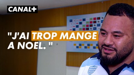 Taniela Tupou se livre après son premier match en TOP 14 avec le  Racing