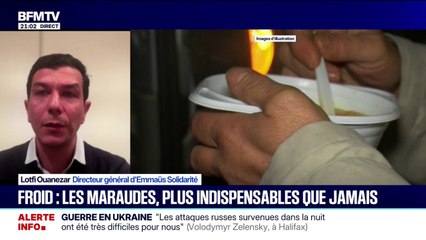Grand froid: "Il y a un risque important de décès pour les personnes à la rue", déclare Lotfi Ouanezar, directeur général d'Emmaüs Solidarité