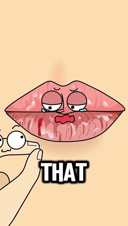 Never moisturize your lips with saliva. Use a moisturizer recommended by your doctor.