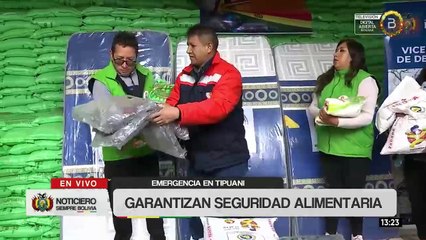 Defensa Civil entregó 7,4 tn de ayuda humanitaria a las familias afectadas por inundaciones en Tipuani
