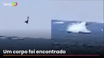 Vídeo mostra queda de avião de propaganda em Copacabana (RJ)