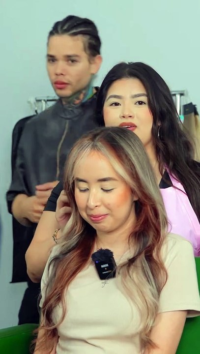Karina llego a nuestro salon buscando un diseno...