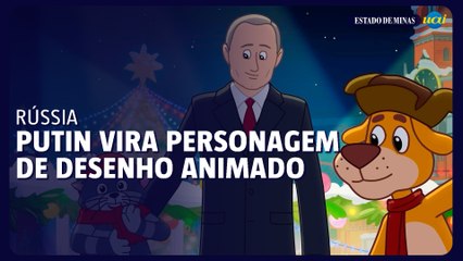 Putin aparece como personagem em desenho animado russo