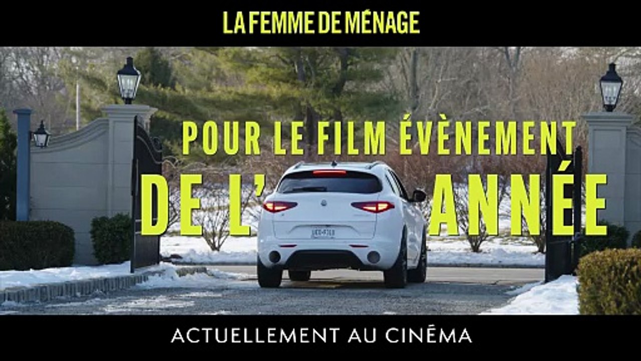 LA FEMME DE MÉNAGE Film Bande-Annonce