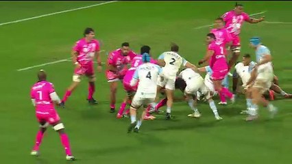 TOP 14 - Essai de Esteban CAPILLA (AB) - Aviron Bayonnais - Stade Français Paris