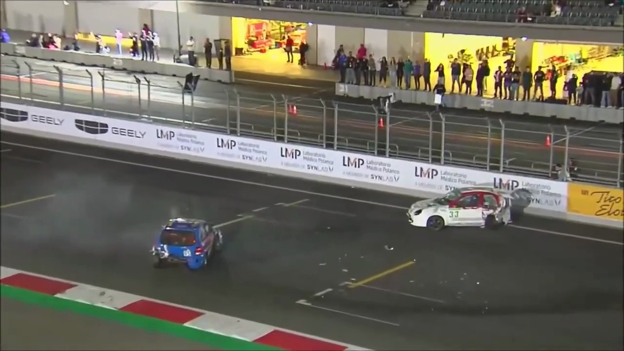 Superturismos Light 2025 Mexico 5 Race 2 Start Casiano Castro Big Crash