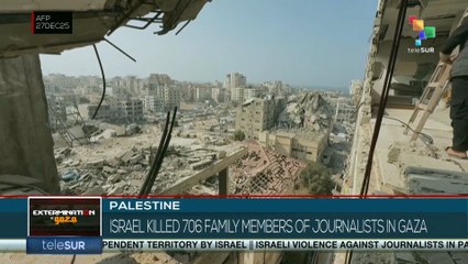 Palestine | Israel killed 706 family members of journalists in Gaza