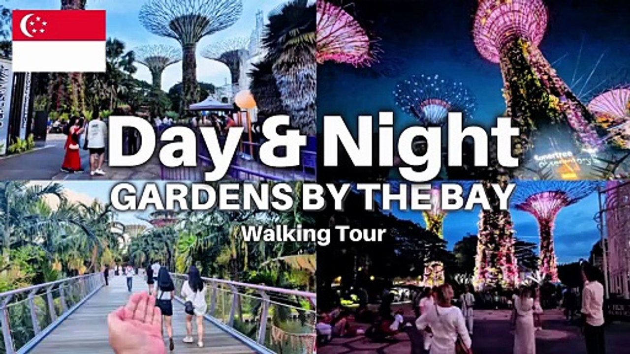 Day & Night Gardens by the Bay Singapore | Magical Transformation | Roni Mmi