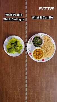 What people think dieting is Vs what it can be! #fitness #health #diet
