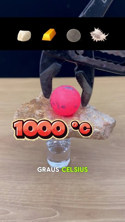 Nem tudo derrete a 1000 °C…