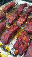 Smoked Buffalo Style Baby Back Ribs #babybackribs #ribs #buffalowings