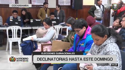 Elecciones subnacionales: Candidatos pueden declinar hasta este domingo
