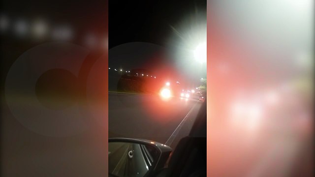 Vídeo mostra Polo em chamas após colisão às margens da PRc-467, em Cascavel