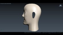 Flame: 3DS MAX Practice Polygon Modeling Head Model Video #50 (12-27-2025)