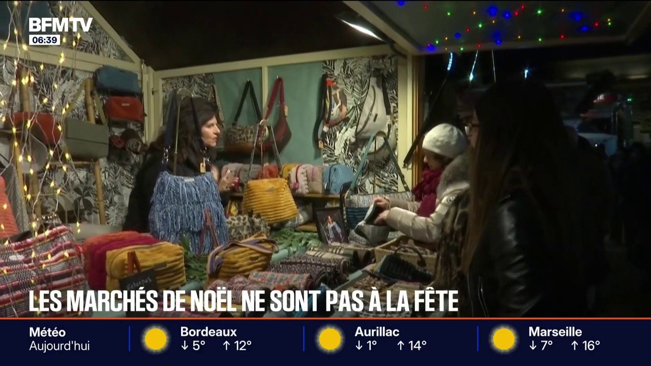 Les commerçants des marchés de Noël peinent à a...
