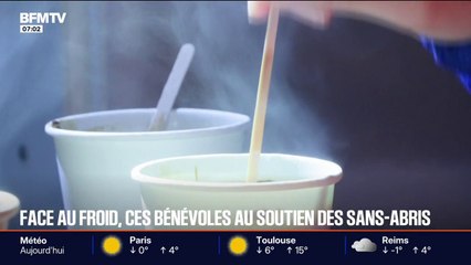 À Paris, face aux températures très basses, les bénévoles sont particulièrement mobilisés pour aider les sans-abris
