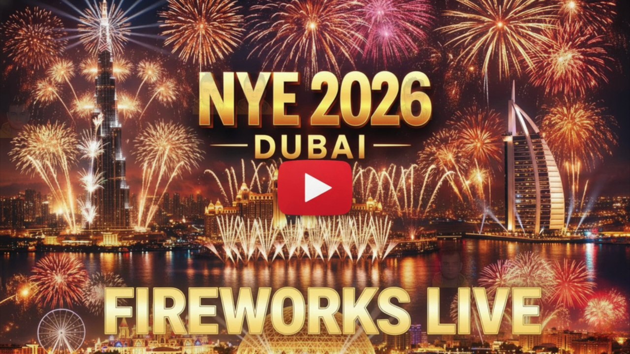 NYE 2026 Watch fireworks at Burj Khalifa in Dubai