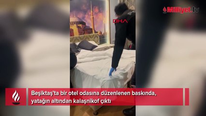 İstanbul’un göbeğinde otel odasına şok baskın!