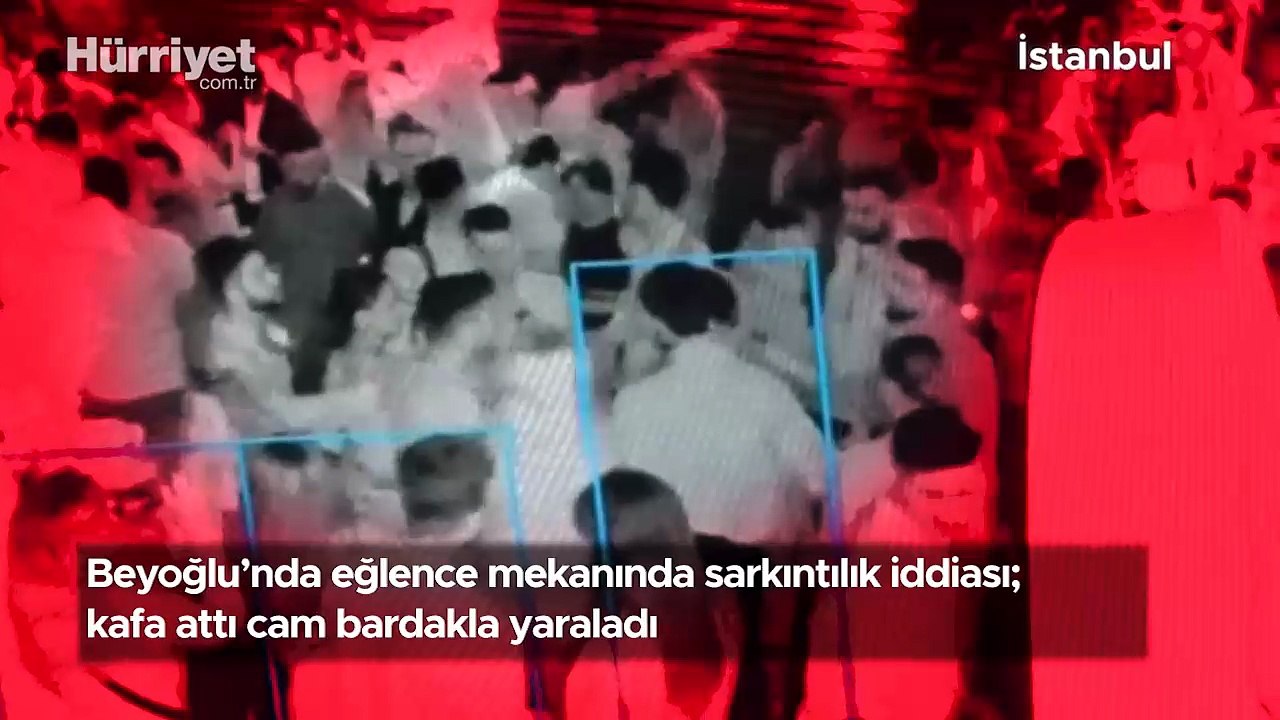 Beyoğlu’nda eğlence mekanında sarkıntılık iddiası; kafa attı cam bardakla yaraladı