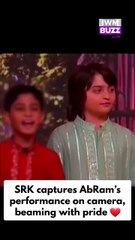 A wholesome moment — Shah Rukh Khan captures AbRam’s performance on camera, beaming with pride along with Gauri and Suhana Khan