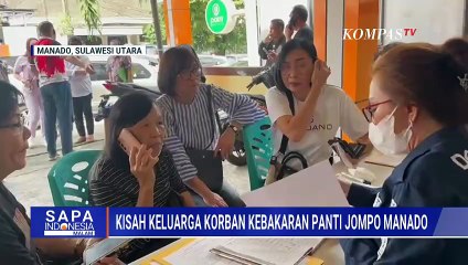 Pecah! Tangis Keluarga Korban Kebakaran Panti Jompo di Manado Tunggu Proses Identifikasi