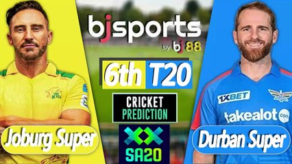 SA20 2025-26 | Joburg Super Kings vs Durban Super Giants 6th T20 Match Preview |