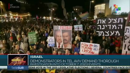 Israel: Demonstrators in Tel Aviv demand thorough investigation into October 7, 2023 events