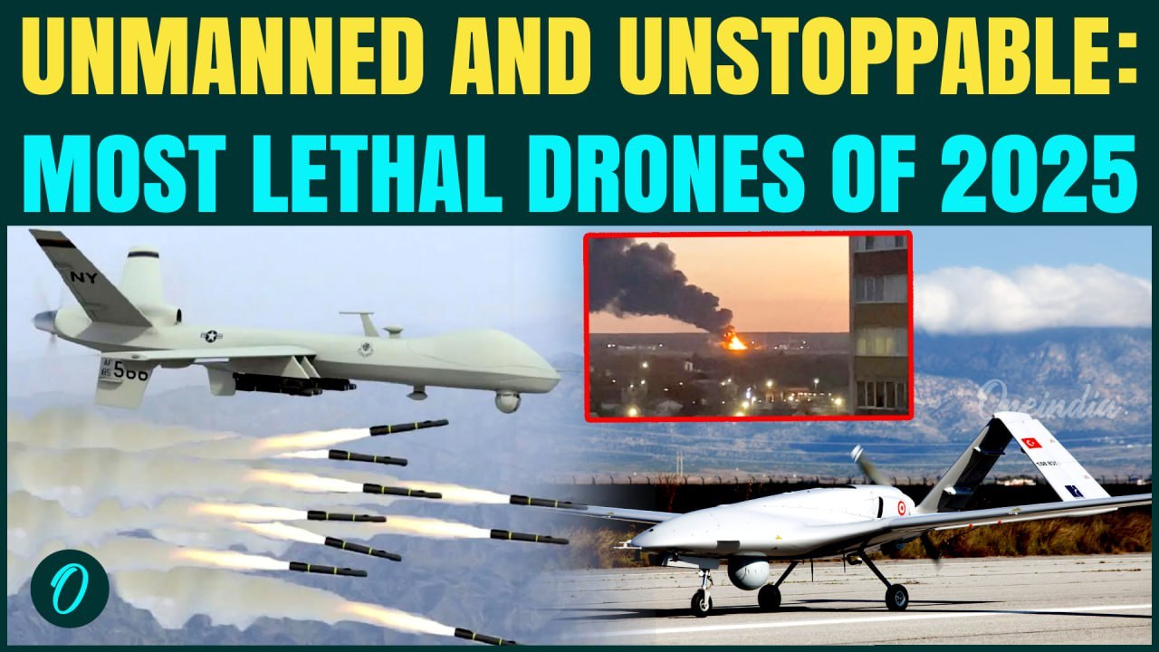 Deadliest Drones of 2025: From Kamikaze to MQ9 Reaper & Bayraktar | The Weapon Changing FACE of War