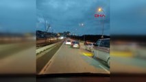 Arnavutköy’de düğün konvoyu ile trafiği yavaşlatıp havaya ateş açtılar